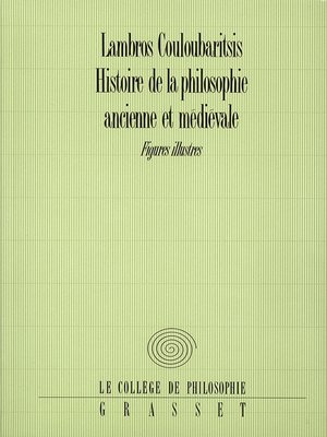 cover image of Histoire de la philosophie ancienne et médiévale